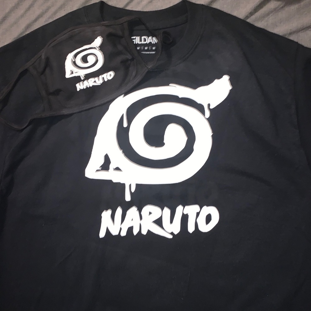 Naruto T-shirt w/ Matching FaceMask *KIDS*